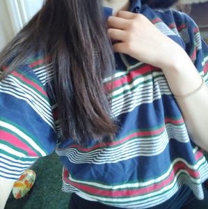 cropped vintage polo t-shirt